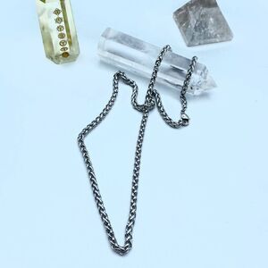 20 Inch Stainless Steel Wheat Chain With Lobster Claw Clasp